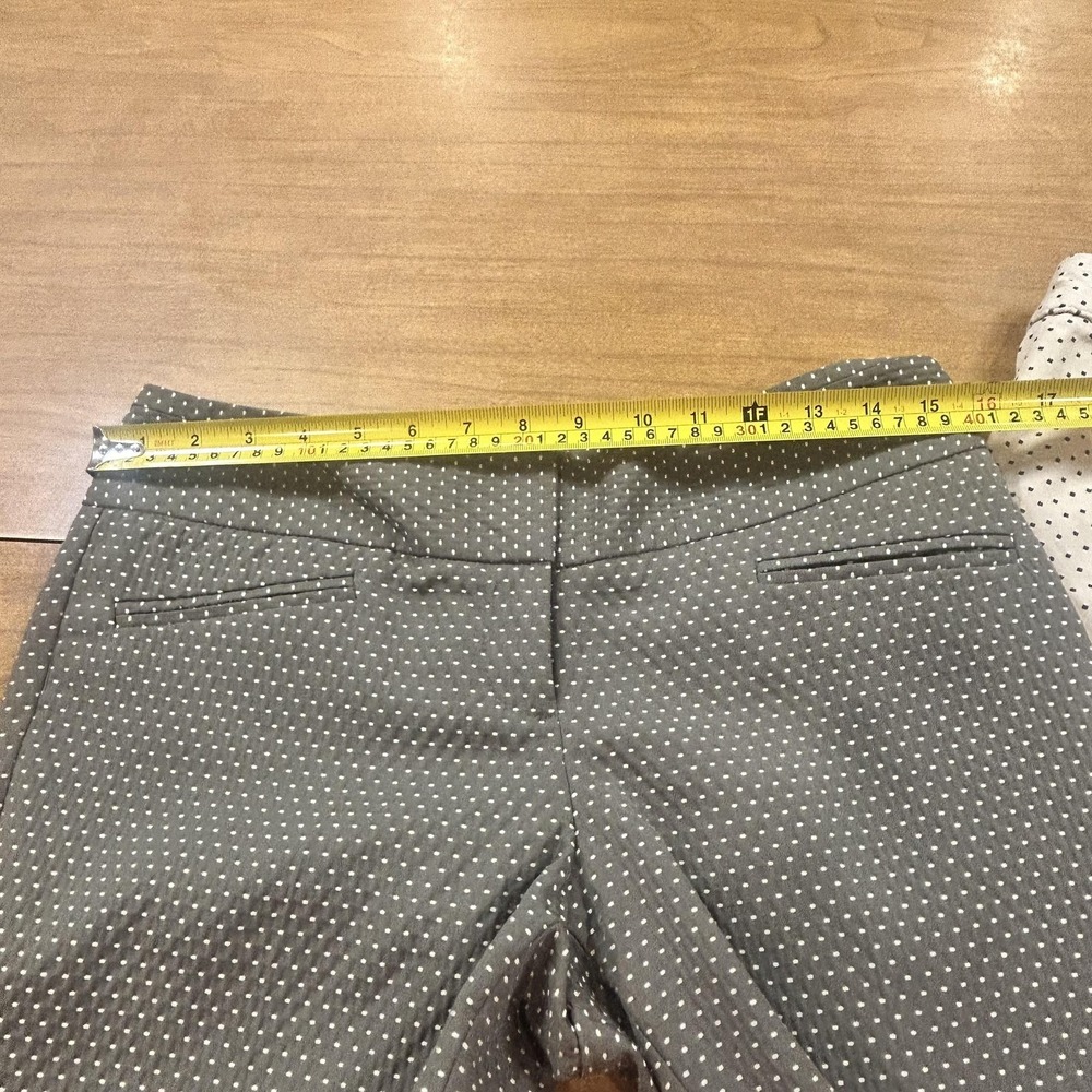Set 2 The Limited Pants Womens 4 Multicolor Polka Dot Twill Slim Stretch Ankle - Picture 10 of 13